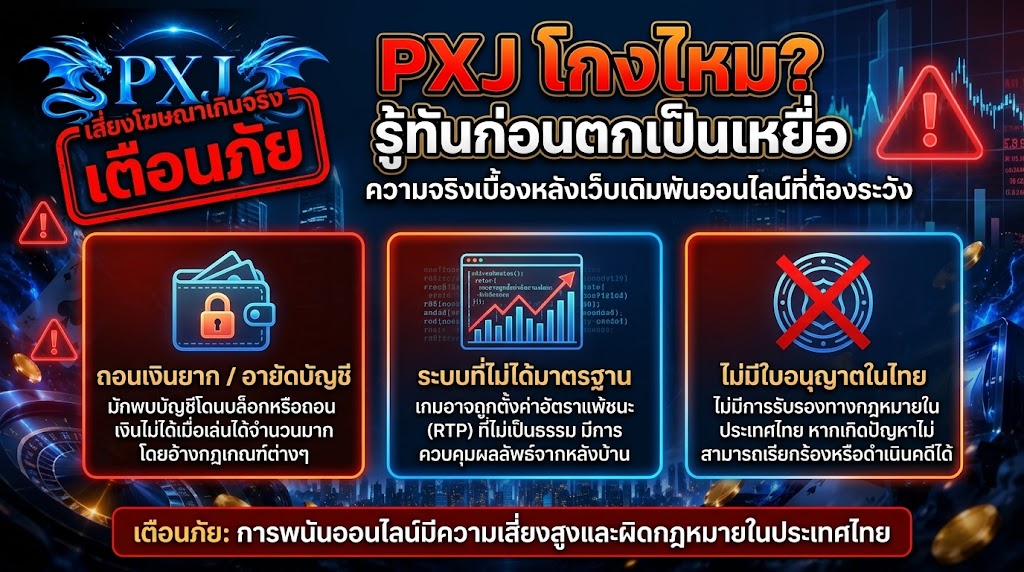 PXJ โกงไหม? ตรวจสอบความน่าเชื่อถือก่อนตัดสินใจใช้งาน